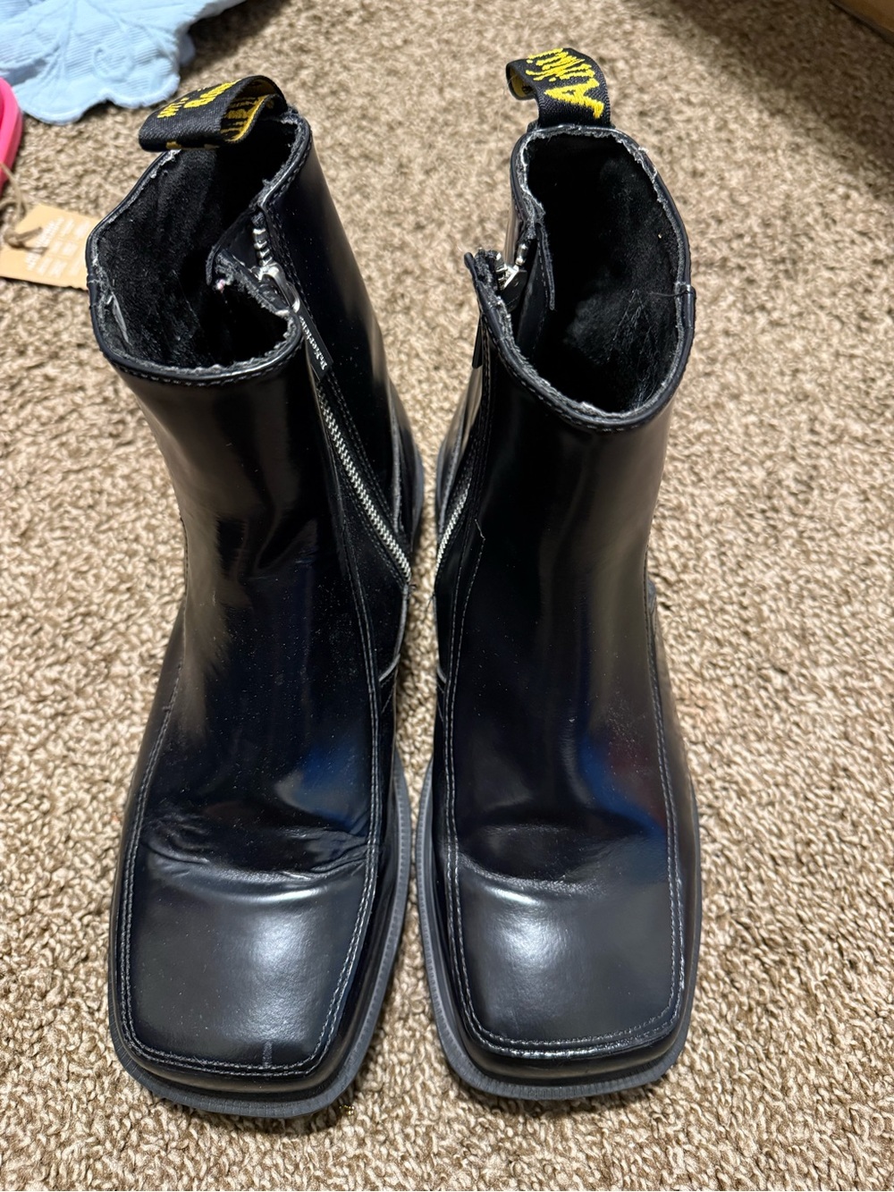 DR. MARTENS
Durrow Zip Leather Chelsea Boots unisex L 8 M 7